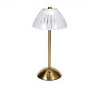 Lampe de bureau LED sans fil moderne en métal en forme de citrouille, température de couleur réglable 3000K-6000K, rechargeable, pour bureaux et études
