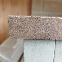 Panneau de vermiculite en matériau réfractaire de haute qualité briques d'ignifugation briques de vermiculite pour cheminée