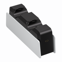 Support de charge premium pour manettes sans fil PS5, chargeur rapide double avec affichage de l'état, station de charge compacte P5