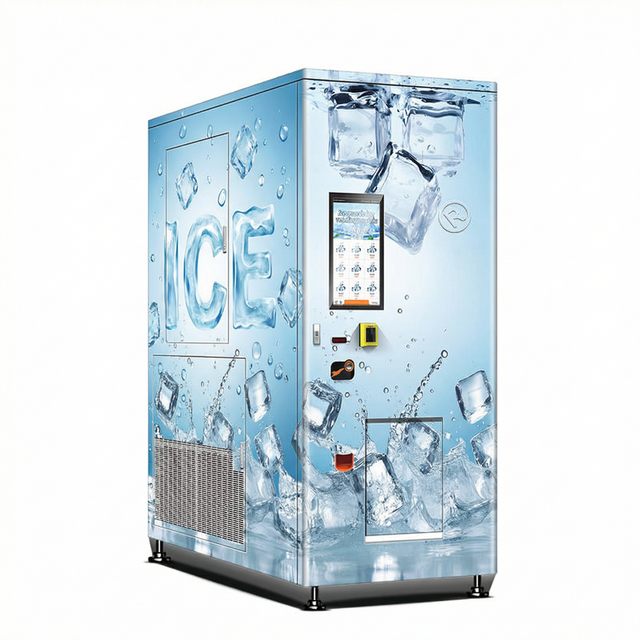 Aimir Daily Production Capacity 450kg Self-service Ice Cube Water Vending Machine Outdoor Ice Vending Machine