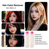 Crema Decolorante para Cabello de Uso Profesional, con Logotipo Personalizado, Decoloración Natural Sin Daños, Eliminador de Tinte, Corrector de Color Desigual del Cabello