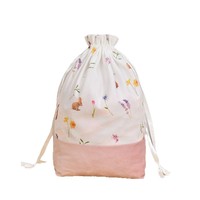 Sac cadeau décoratif à cordon pour bonbons sur le thème de Pâques, sac de présentation pour décorations de Pâques