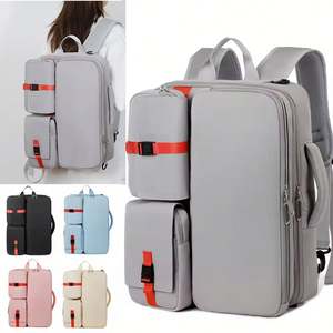 Sac à dos unisexe pour ordinateur portable, style décontracté, pour étudiants, en tissu Oxford imperméable, simple et tendance - Product Image 1