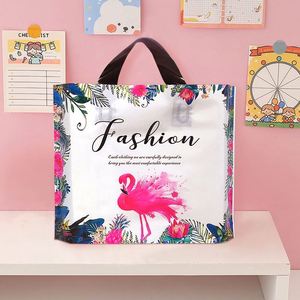 Recyclable PE Plastic Shopping Bags for Clothing Shoes & <b>Socks</b>-Custom Logo Printing Wholesale Packaging - Product Image 2