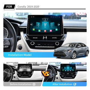 Reproductor Multimedia para coche Navi estéreo Octa Core Android 12 DE 9 pulgadas con pantalla de coche para <span class=keywords><strong>Toyota</strong></span> <span class=keywords><strong>Corolla</strong></span> 2019 <span class=keywords><strong>2020</strong></span> - Product Image 1