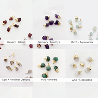 Accessoires Bijoux Bijoux en cristal de pierre naturelle Collier de pierres précieuses brutes Collier de pierres de naissance Cadeau pour son cadeau d'anniversaire