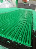 Rail de guidage en UHMWPE haute résistance, usiné CNC de haute précision, résistant à l'usure, pour convoyeur de traitement automatisé