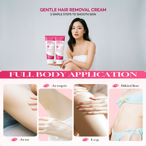 Crème <span class=keywords><strong>d</strong></span>épilatoire douce à marque privée pour aisselles, jambes et zone du maillot, à base <span class=keywords><strong>d</strong></span>'herbes naturelles et <span class=keywords><strong>d</strong></span>'aloe vera, pour une épilation lisse - Product Image 2