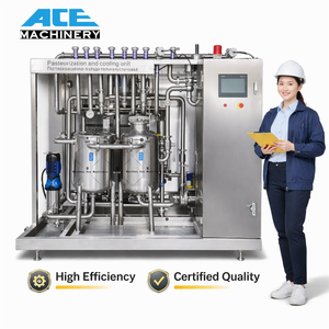 500L-10000L Milk Pasteurization Machine Flash Pasteurizers for Beer - Product Image 1