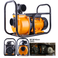 Pompe à eau électrique portable de 3 pouces avec moteur électrique de 3 kW