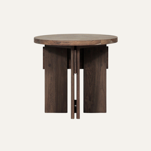 Mesa Auxiliar Vintage de Obsidiana Estilo Granja, Mesa de Té Convertible para Sala de Estar/Entrada, Mueble de Cemento para el Hogar - Product Image 1