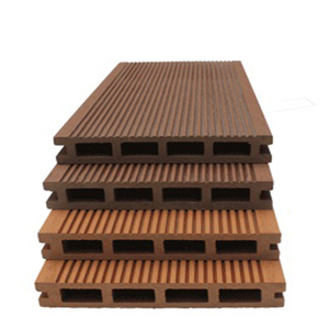 ดาดฟ้าสระว่ายน้ำกลางแจ้งกันน้ำ WPC ไม้พลาสติกคอมโพสิตไม้พื้นดาดฟ้า - Product Image 4