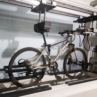 Máquina de prueba de rendimiento completo para bicicleta, velocidad ajustable de 0-25 KM/h