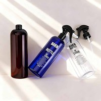 Bouteilles de brouillard pulvérisateur à gâchette en plastique PET personnalisées avec 100ml 200ml 250ml 300ml 500ml 750ml 1000ml pour nettoyant pour cheveux