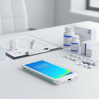 PDA Médico Resistente de Alto Rendimiento con 4G, Escáner de Códigos de Barras 1D/2D, NFC, WiFi y Android 12 para Gestión de Medicamentos