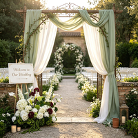 Fabricant de décorations événementielles en gros DKB, guirlande de fleurs réalistes pour cérémonie de mariage avec capacité de fabrication OEM ODM