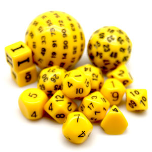 Juego de 15 Dados Poliedricos Acrílicos de Colores, de 3 y 100 Caras, Dados de Juego de Color Personalizado, Dados para Juegos de Calabozos y Dragones - Product Image 6