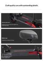 Trottinette électrique pliable M4 de haute qualité, cadre en alliage d'aluminium, contrôle par application, étanche, haute vitesse 35 km/h, longue autonomie pour adultes