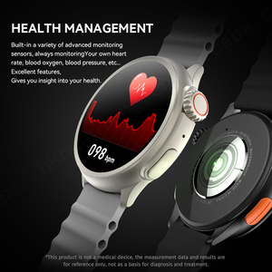 Huanlong นาฬิกาสมาร์ทวอชสำหรับผู้ชาย, ดีไซน์ใหม่หน้าจออัลตร้ากลม reloj intelligente ซีรีส์8นาฬิกากีฬา - Product Image 6