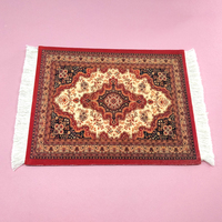 Tapis de souris chauffant en caoutchouc motif tapis oriental, durable, taille personnalisable, logo OEM, vente en gros, en stock, 270*180mm