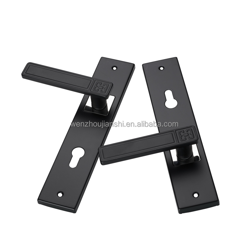 square lever set plate mortise lock