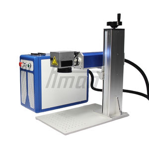 Machine de marquage et de gravure au laser à fibre 200x200mm, refroidie par air, portable, haute précision, multi-formats PLT/BMP/DWG, facile à utiliser - Product Image 1