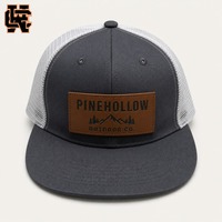 Casquette de baseball grise personnalisée avec logo brodé, ajustable, unisexe, en sergé de coton, style trucker ou dad hat, pour sports de plein air, vente en gros, OEM