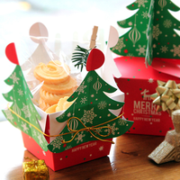 Boîte cadeau de Noël de luxe personnalisable haut de gamme avec estampage à chaud doré, revêtement UV évanescent, en papier recyclable, vente en gros pour bonbons/gâteaux