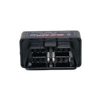 Negro MINI ELM327 BT OBD2 Hardware V2.1 Software V2.1 OBDII lector de código