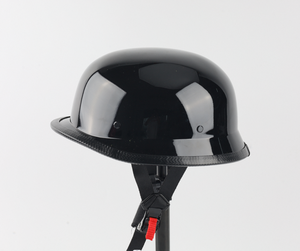 Stili classici casco tedesco Cool Half Face Cascos De Moto Pedal Cruise Half Helm caschi Moto Vintage casco scheletro - Product Image 4