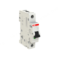 Disjoncteur miniature unipolaire S201-C16 16A avec borne de sécurité, usage industriel, capacité de coupure 10kA pour applications électriques