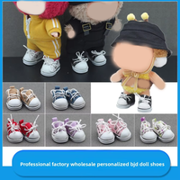 Chaussures de 3,8 cm, baskets de 10 cm pour poupées et chaussures de 17 cm pour bébés, vêtements et accessoires pour Labubu, collection Crying Baby Blind Box