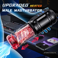 2026 En gros Godet de masturbation automatique chauffant télescopique à succion, à poussée de poche et rotatif, pour simulation de fellation, Jouets sexuels