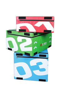 Équipements de gym fabriqués directement en usine, ensembles de boîtes de saut pliométriques en mousse souple 3-en-1 <span class=keywords><strong>CROSSMAX</strong></span> CF055 - Product Image 6