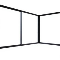 Pintu Geser Balkon Panoramic Thermal-Break Seri Oudike Swan Castle - Aluminium Minimalis Elegan dengan Kaca Tempered, Garansi 5 Tahun