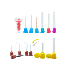 50 teile/beutel Light Body Universal <span class=keywords><strong>Dental</strong></span> Silikon Mixing Tips Lange kurze Kunststoff Mixer Düse - Product Image 1