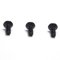 Sekrup Mesin Kepala Torx Countersunk Finishing Hitam Tahan Lama Untuk Pemasangan Suku Cadang Mesin