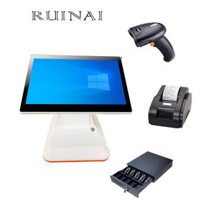 Terminal de point de vente RUINAI RN-<span class=keywords><strong>D14</strong></span> 15,6 pouces avec écran tactile capacitif pour restaurants, avec Windows et Android OS, Wi-Fi 6, garantie 1 an - Product Image 2