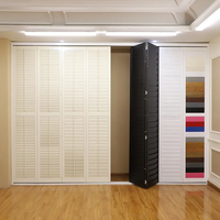 Obturateur de fenêtre en PVC sur mesure Obturateur en tilleul écologique Volets d'intérieur en bois Stores Anti-fading Design moderne Horizontal