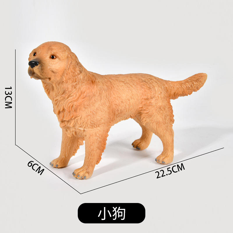 Vinyl-filled cotton golden retriever (with tag + pe bag)