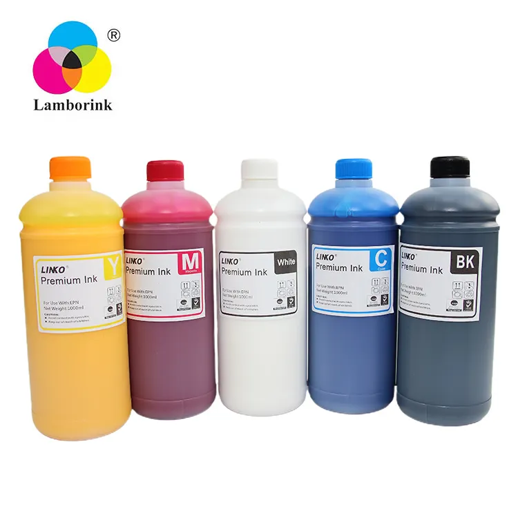 DTF Ink PET Film Printing Pigment Ink for Heat Transfer Printing With Digital T-shirt Printing Machines Printers White DTF Ink