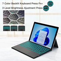 Claviers sans fil magnétiques Microsoft Surface Pro 3/4/5/6/7/7 + de haute qualité avec rétro-éclairage