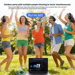 Combinación de Transmisor y Auriculares (1 a 2) con Función Auracast para Fiestas/Reuniones, Auriculares y Transmisor Inalámbricos - Product Image 3