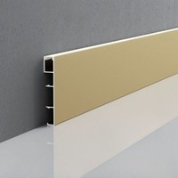 Plinthe lumineuse LED en aluminium pour la décoration intérieure