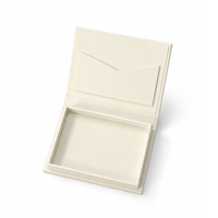 Boîte d'emballage pour bijoux en papier/carton magnétique rectangulaire simple avec couvercle rabattable pour bagues, logo personnalisé, collier, bracelet, boîte cadeau