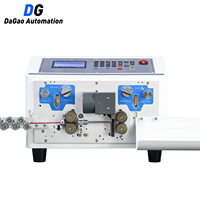 Machine de coupe et de dénudage de fils automatique/semi-automatique DG-808A avec dénudage double fil, alimentation AC220V