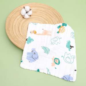 Unisex Giraffe <b>Baby</b> Towel Cotton <b>Muslin</b> Washcloths Soft Burp Cloths for Newborn Sensitive Skin - Product Image 6