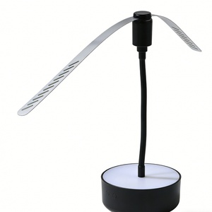 <b>Rechargeable</b> Metal Hose Fly Repellent Fan 2-in-1 LED <b>Night</b> <b>Light</b> for Home Restaurant Outdoor Pest Control - Product Image 4
