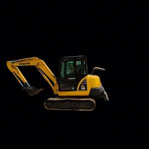 Mini-excavatrice Komatsu PC56 d'occasion, presque neuve, 5,6 tonnes, mini-excavatrice sur chenilles - Product Image 1