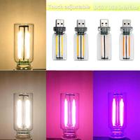 Agent de dropshipping 2026 Lampe de nuit LED portable à commande tactile USB, mini ampoule d'ambiance pour voiture et chambre à coucher